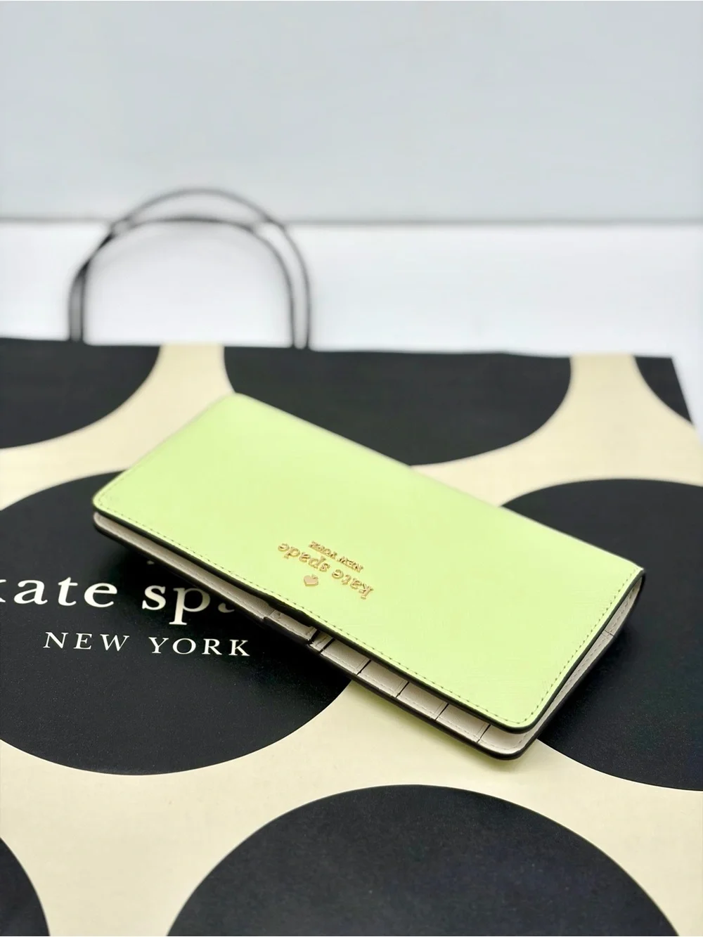 Kate Spade Madison Large Slim Wallet Leather